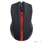 Мышь беспроводная оптическая Perfeo 'VERTEX', 3 кн, DPI 1000, USB, черный/красный PF_A4779, фото 1