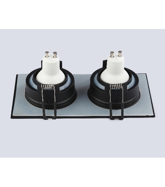 Светильник Ambrella light TN1146/2 BK черный IP44 GU5.3/2 180*95*38