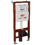 Комплект BAU 6 в 1: инсталляция BAU PRO, унитаз подвесной безободковый Bau Stil 51, сиденье дюропласт микролифт, клавиша BASIC хром, фото18