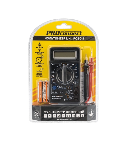 Портативный мультиметр PROconnect M838 (DT838)