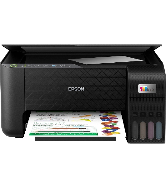 МФУ струйное Epson L3250 (C11CJ67412/C11CJ67418/C11CJ67405/C11CJ67408/C11CJ67503/C11CJ67508/C11CJ67523), A4, цветное, печ. до 33 стр/мин. (ч/б) до 15 стр/мин. (цвет), скан. до 11 стр/мин. (ч/б) 28 стр/мин. (цвет), 1440 x 5760 dpi (печать) 1200x2400dpi (скан.), USB, Wi-Fi