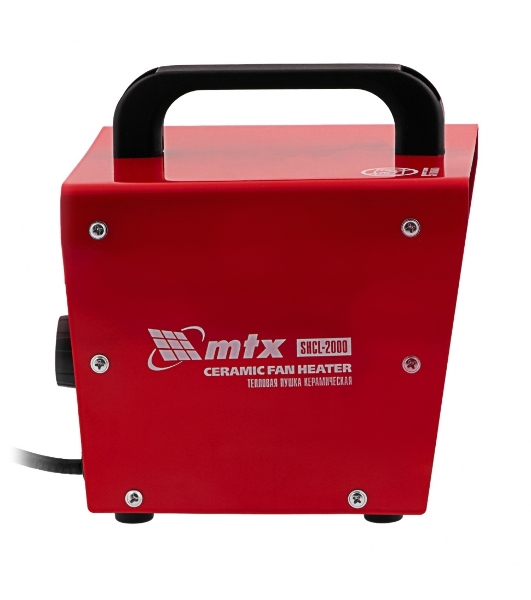 Тепловая пушка керамическая MTX SHCL-2000, квадратная, 230 В, 125 м3/ч, 1/2 кВт