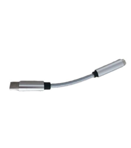 Адаптер GoPower Jack3.5мм(F)-TYPE-C(M) 00-00027481 0.1M белый