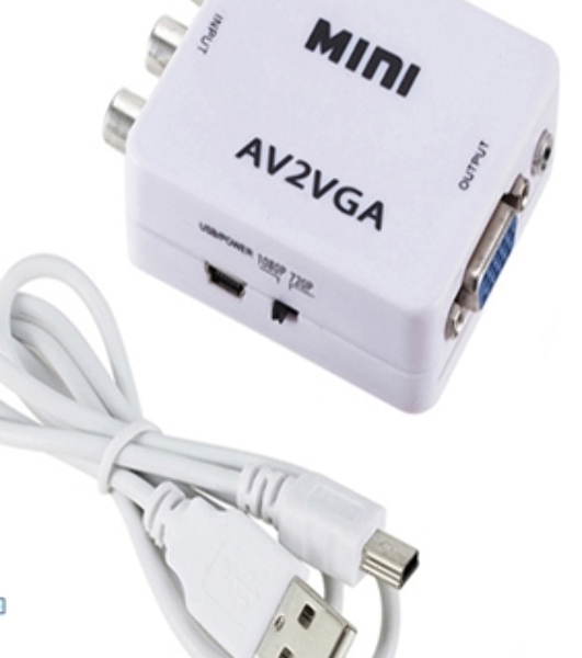 Переходник с AV (тюльпаны) на VGA