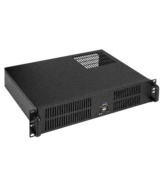 Серверный корпус ExeGate Pro 2U350-33, RM 19', высота 2U, глубина 350, без БП, 2*USB+1* USB3.0
