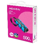 Внешний SSD ADATA SC740, 500 Gb, USB 3.2 Gen 2 Type-C, R/W 1050/1000, синий, фото7