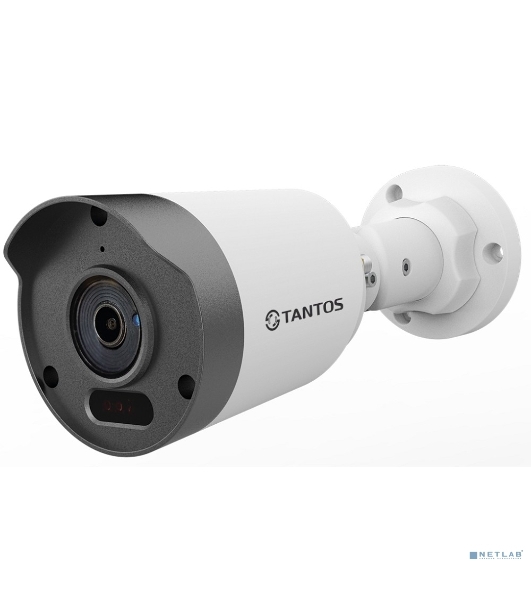 Камера видеонаблюдения аналоговая Tantos TSc-P2FA 2.8-2.8мм HD-CVI HD-TVI цв. корп.:белый/черный