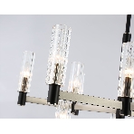 Люстра Ambrella light LH55505/12 SN/BK/CL сатин никель/черный/прозрачный E14*12 max 40W D860*905, фото5