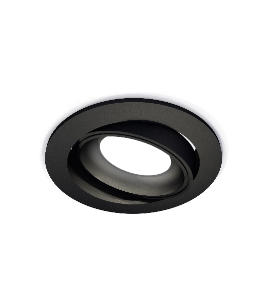 Комплект встраиваемого поворотного светильника Ambrella light XC7652001 SBK черный песок MR16 GU5.3 (C7652, N7021)