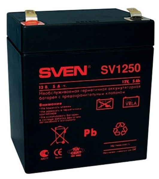 Батарея для ИБП SVEN SV1250 (12V 5Ah)