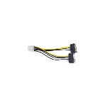 Разветвитель питания Cablexpert CC-PSU-83, 2xSATA->PCI-Express 8pin, для подключения в/к PCI-Е (8pin) к б/п ATX, фото 1