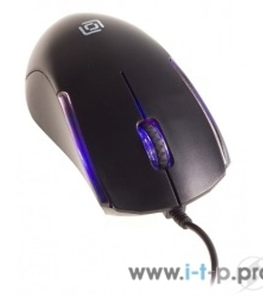 Мышь проводная Oklick 245M черный, 1000 dpi, USB, кнопки - 3