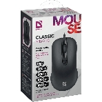 Мышь проводная Defender Classic MB-230 черный, 1600 dpi, USB, кнопки - 4, фото13