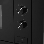 Встраиваемая микроволновая печь Gorenje, 20 л, 5 уровней мощности, 15 автопрограмм, электронное управление, дисплей, гриль, поворотный стол, цвет черный, ВxШxГ 38х56.8х34 см, фото11