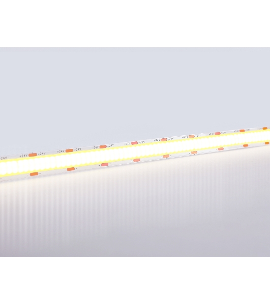 Светодиодная лента Ambrella light GS4802 COB 616Led/19W m/ 24V IP20 4500K/ 5m*12mm*2mm (2 конт.)
