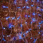 Гирлянда Neon-night 'Светодиодный Дождь' 2x0,8м, прозрачный провод, 230 В, диоды синие, 160 LED, фото 1