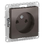 Механизм розетки 1-м СП AtlasDesign без заземл. 16А мокко SchE ATN000641, фото3