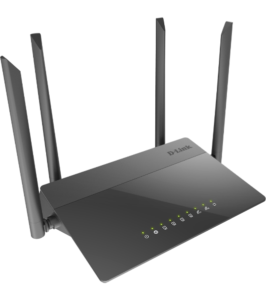 Маршрутизатор беспроводной D-Link DIR-841/RU/A1B, Wireless AC1200 Dual-Band Router with 1 10/100/1000Base-T WAN port and 410/100Base-TX LAN ports.802.11b/g/n compatible, 802.11AC up to 866Mbps,1 10/100/1000Base-T WAN port, 4