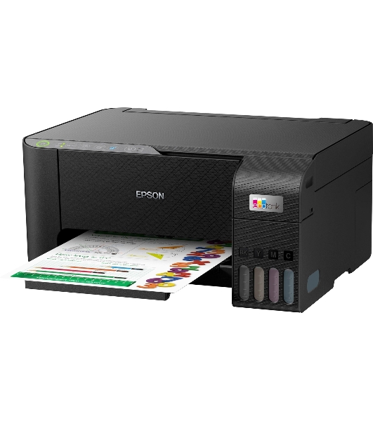 МФУ струйное Epson L3250 (C11CJ67412/C11CJ67418/C11CJ67405/C11CJ67408/C11CJ67503/C11CJ67508/C11CJ67523), A4, цветное, печ. до 33 стр/мин. (ч/б) до 15 стр/мин. (цвет), скан. до 11 стр/мин. (ч/б) 28 стр/мин. (цвет), 1440 x 5760 dpi (печать) 1200x2400dpi (скан.), USB, Wi-Fi