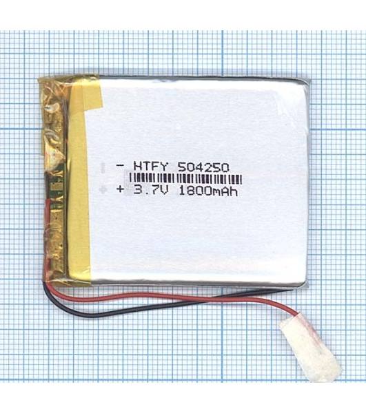 Аккумулятор Li-Pol (батарея) 5x42x50мм 2pin 3.7V/1800mAh