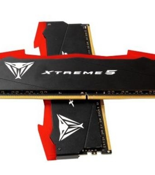 Оперативная память Patriot Viper Xtreme 5, DDR5, 48GB (2x24GB), 8200MHz, CL38, DIMM, с радиаторами, черный