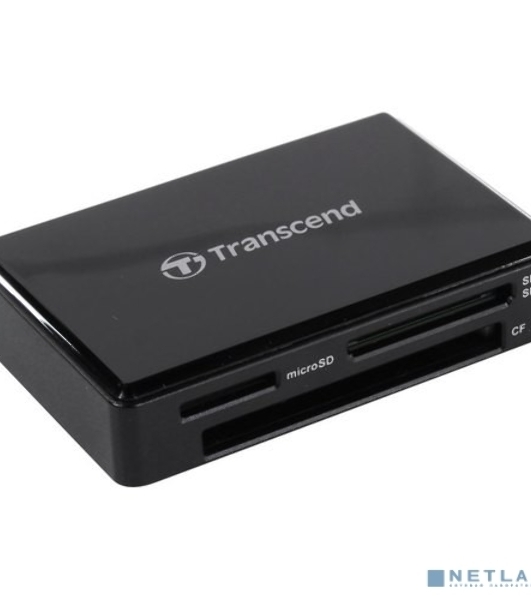 Кард-ридер Transcend черный, All-in-One cardreader, USB 3.1 Gen 1