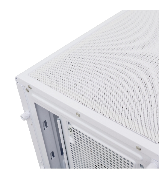 Компьютерный корпус HSPD M510, Mesh Mid Tower, белый, TG, 0.5 SPCC, 4x120мм ARGb ATX, mATX, mITX 180/280/160мм 1x2.5', 1x3.5', 7xPCI 2xUSB-A 3.0 517x277x418мм