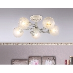 Светильник Ambrella light TR3062/5 WH/SL/FR белый/серебро/белый матовый E27/5 max 40W D615*245, фото7