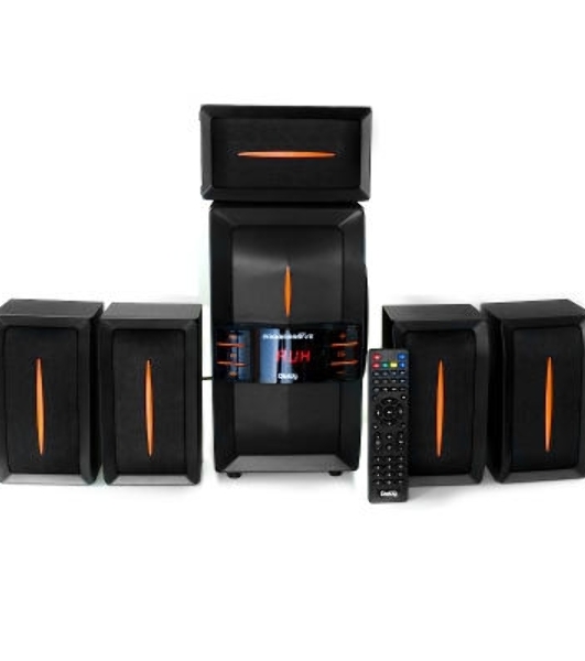 Акустическая система Dialog Progressive AP-540 черный акустические колонки 5.1, 40W+5*12W RMS, USB+SD reader