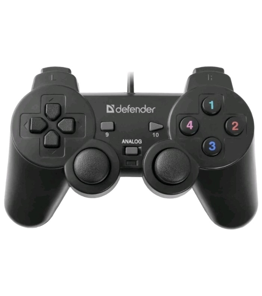 Геймпад Defender Omega USB, Проводной геймпад, 12 кнопок, 2 стика