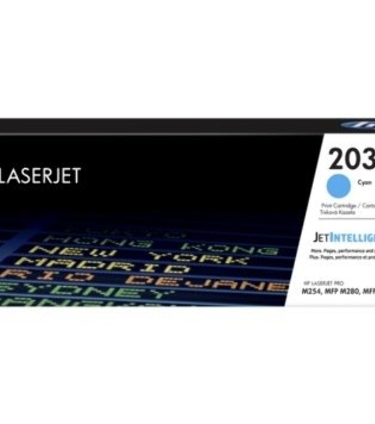 Картридж лазерный HP 203A CF541A (HP 203A) голубой для HP LaserJet M254/M280/M281 1300 страниц.