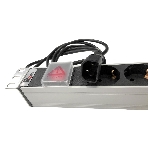 Блок розеток Rem-10 с выкл., 8 Sсhuko, 10 A, алюм., 19', шнур 1.8 м. 1,8 IEC 60320 C14, фото8