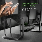 Роутер беспроводной Digma DWR-AC1202 AC1200 10/100/1000BASE-TX черный, фото20