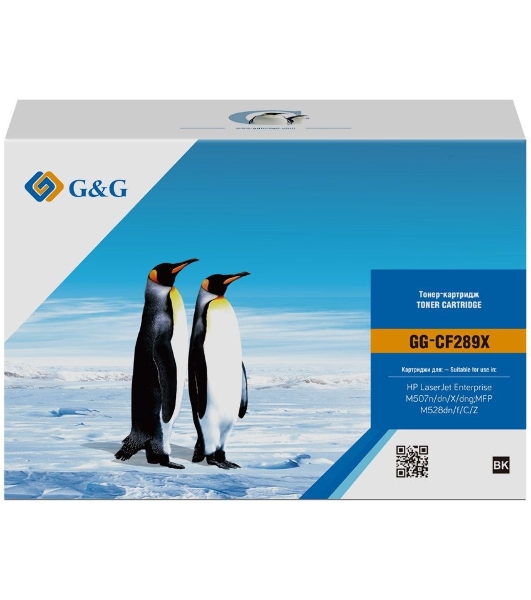 Картридж лазерный G&G GG-CF289X черный (10000стр.) для HP LJ M507/MFP M528