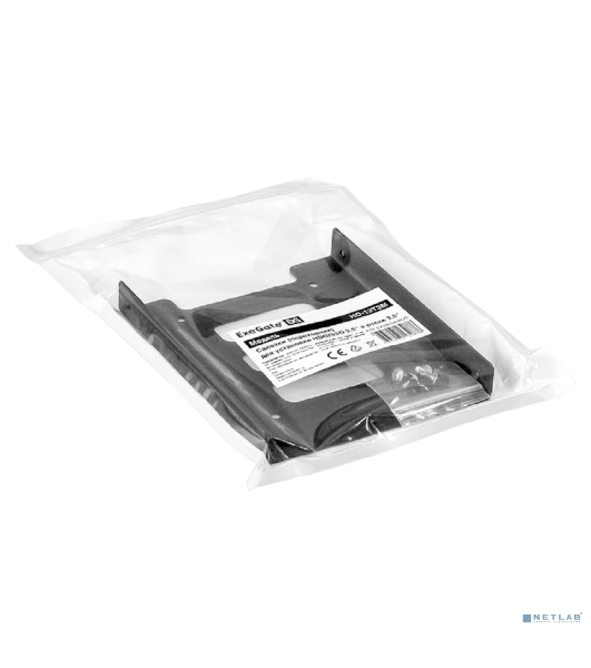 Салазки (переходник) ExeGate EX292546RUS HD-12T3M металлические для установки HDD/SSD 2.5' в отсек 3.5'