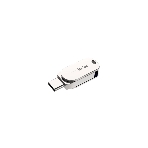 Флешка USB Netac U785 (NT03U785C-032G-30PN), 32Gb, USB 3.0/TypeC, R/W 110/45, серебристый, фото 1