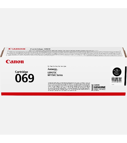 Картридж лазерный Canon 069BK (5094C002) черный (2100 стр.) для Canon MF752Cdw/754Cdw, LBP673Cdw