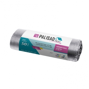 Пакеты для мусора Home Palisad 60 л x 50 шт. серые