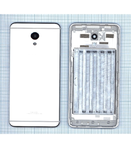 Задняя крышка для Meizu M5 Note серебристый
