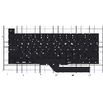 Клавиатура для ноутбука Apple MacBook Pro 16 Retina A2141 Late 2019 плоский Enter, фото2