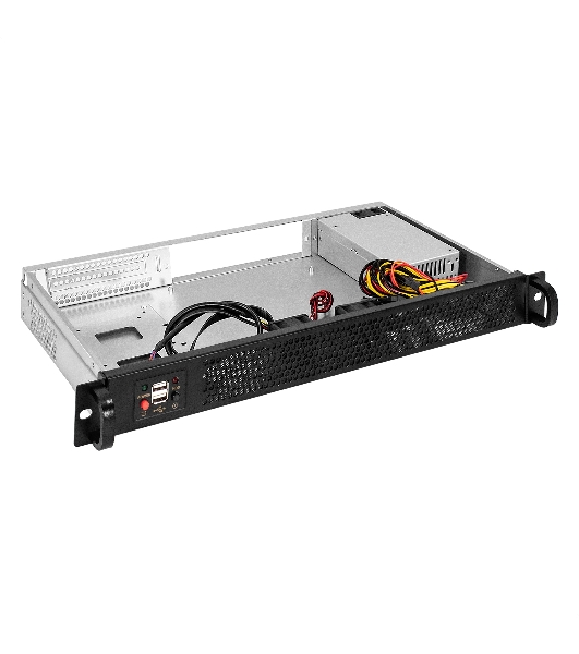 Серверный корпус ExeGate Pro 1U250-11 (RM 19', высота 1U, глубина 250, БП 1U-F450AS, 2*USB)