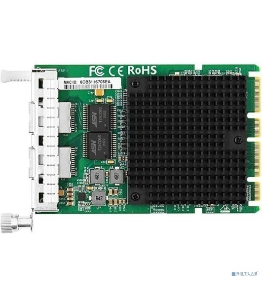 Сетевой адаптер LR-LINK PCIE 4*1G RJ45 LRES3021PT-OCP