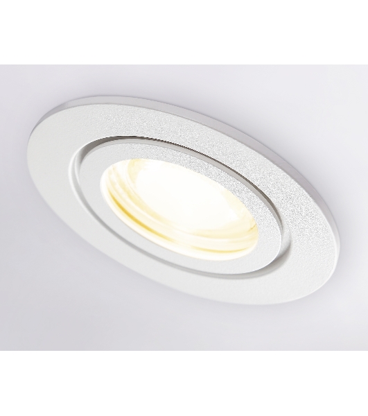 Светильник Ambrella light TN1150 WH белый IP44 GU5.3 D85*28