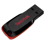 Флешка USB Sandisk CZ50 Cruzer Blade (SDCZ50-032G-B35), 32Gb, USB 2.0, R/W 15/4, черный/красный, фото6