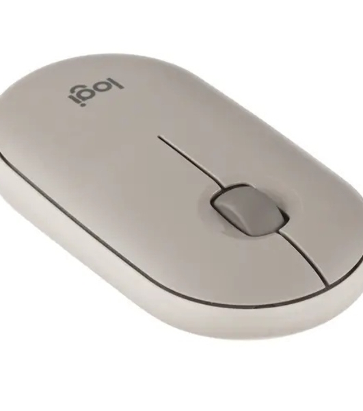 Мышь беспроводная Logitech Pebble M350 серый, 1000 dpi, радиоканал, Bluetooth, USB, кнопки - 3