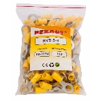 Наконечник кольцевой изолированный Rexant ø 8.4 мм 4-6 мм² (НКи 6.0-8/НКи5,5-8) желтый, фото2