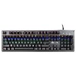 Клавиатура Oklick 970G Dark Knight проводная, USB Type-A, чёрный/серебристый, фото3