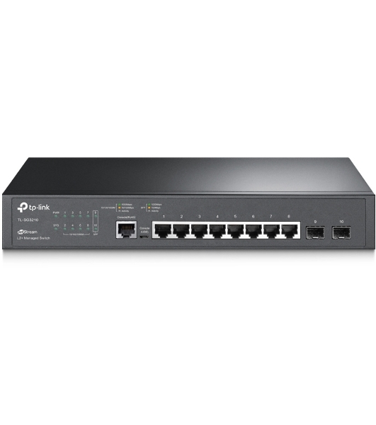 Коммутатор TP-Link SMB TL-SG3210 JetStream 8-Port Gigabit L2 Lite Managed Switch with 2 SFP Slots