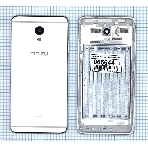 Задняя крышка для Meizu M5 Note серебристый, фото 1