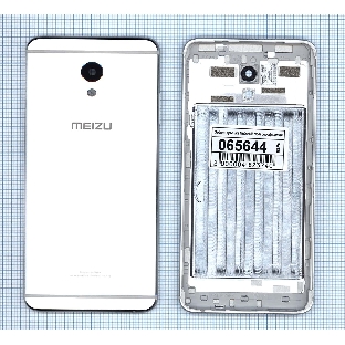 Задняя крышка для Meizu M5 Note серебристый